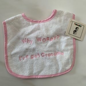 NWT baby bib